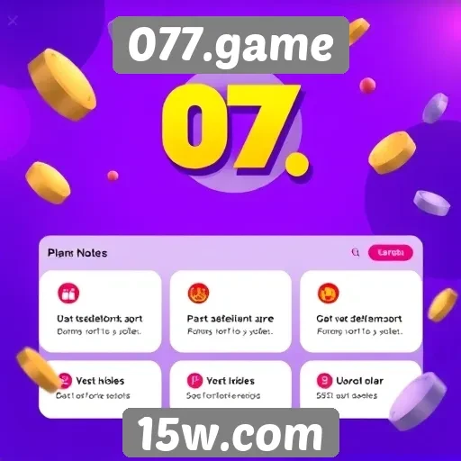Exploração das principais características do site 077.game